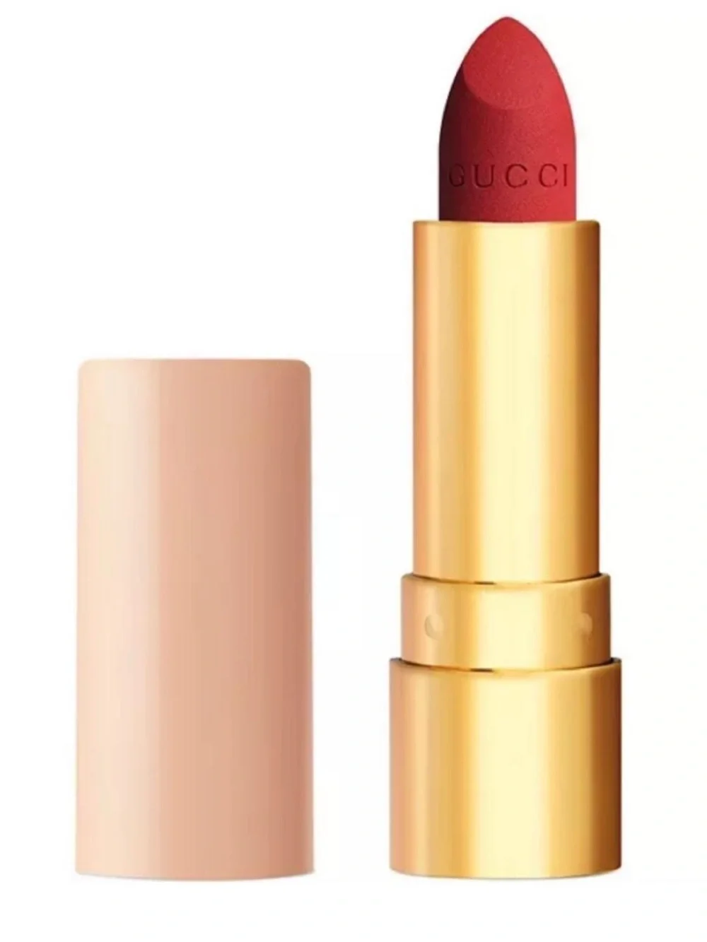 Authentic Gucci Mini Matte Lipstick Goldie Red # 25 in travel size 1 g
